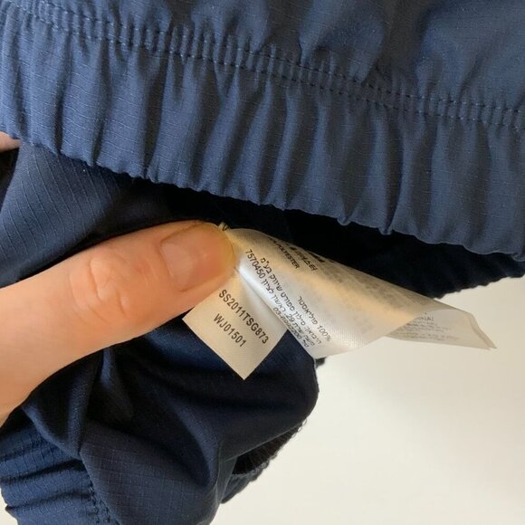 New Balance Color Block‎ Windbreaker Jacket White Yellow Blue Full Zip Front L - Picture 5 of 9